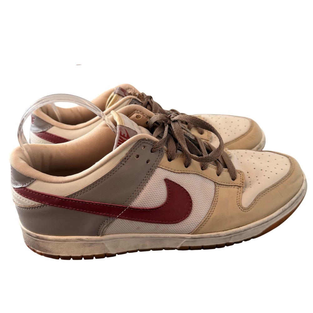 Nike Dunk Low Pro Grit Team Red Medium‎ Grey 304714-161 2003 Mens Size 13